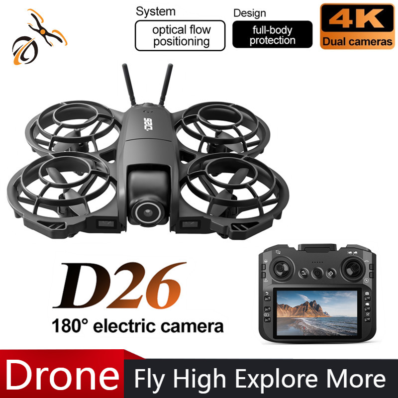 D26 드론 4K 항공 HD 180 °   카메라 드론 - Drone Gimbal Brushless 리뷰 및 가격